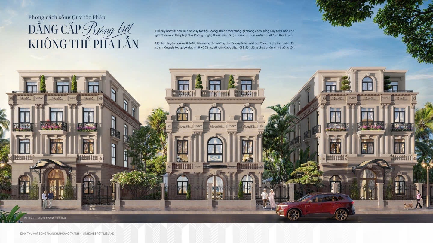 Lý do nên chọn biệt thự đơn lập tại Vinhomes Royal Island?