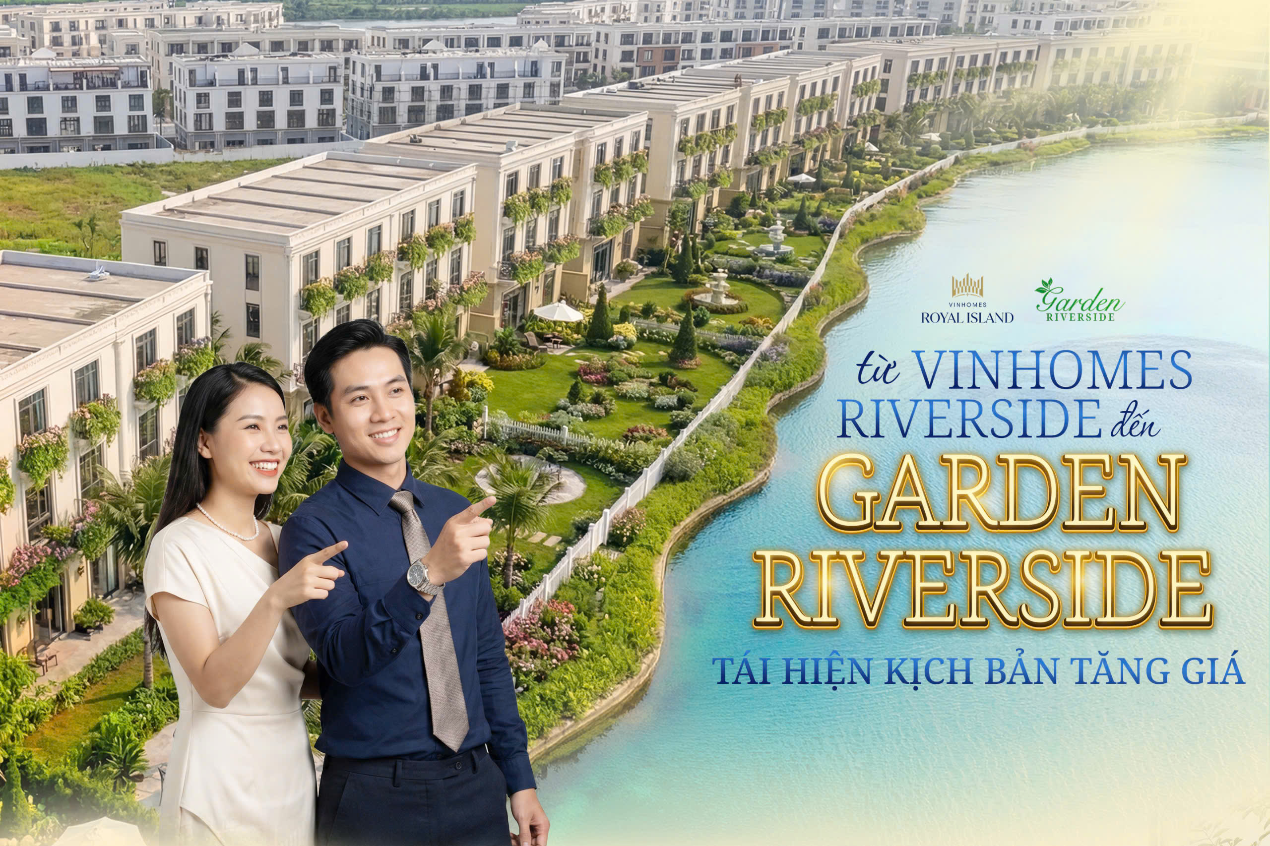 Garden Riverside Đảo Hoàng Gia-Phiên bản sao chép Vinhomes Riverside Hà nội