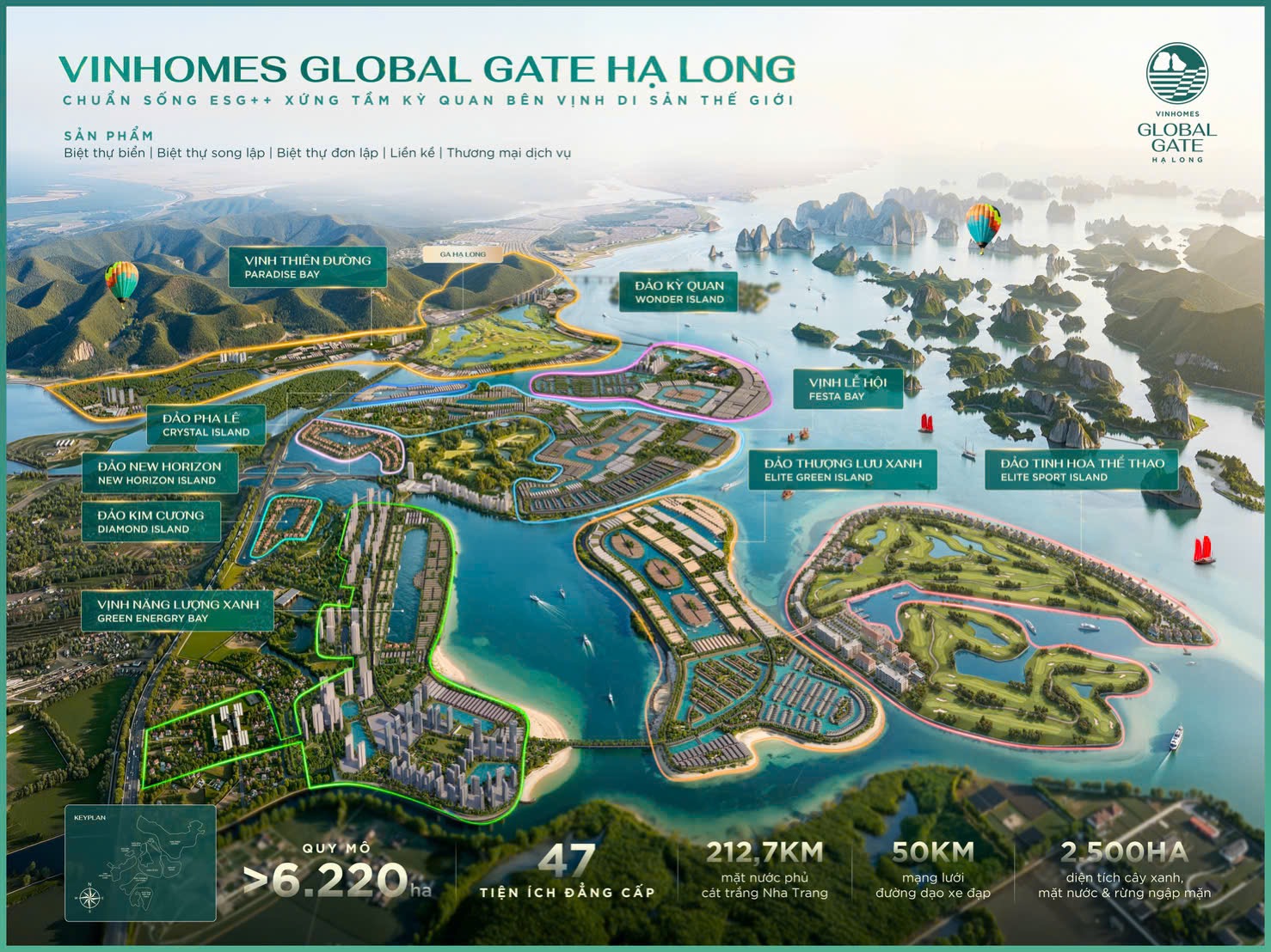 Vinhomes chính thức ra mắt thành phố kỳ quan bên vịnh di sản Vinhomes global gate hạ long