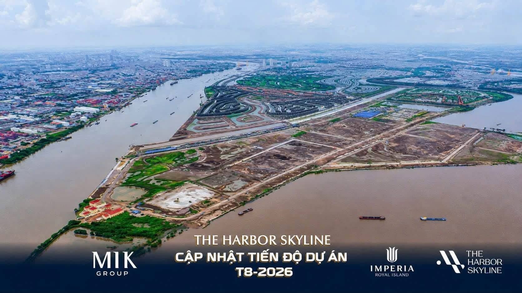 Tiến độ xây dựng chung cư Vũ yên-The harbor skyline